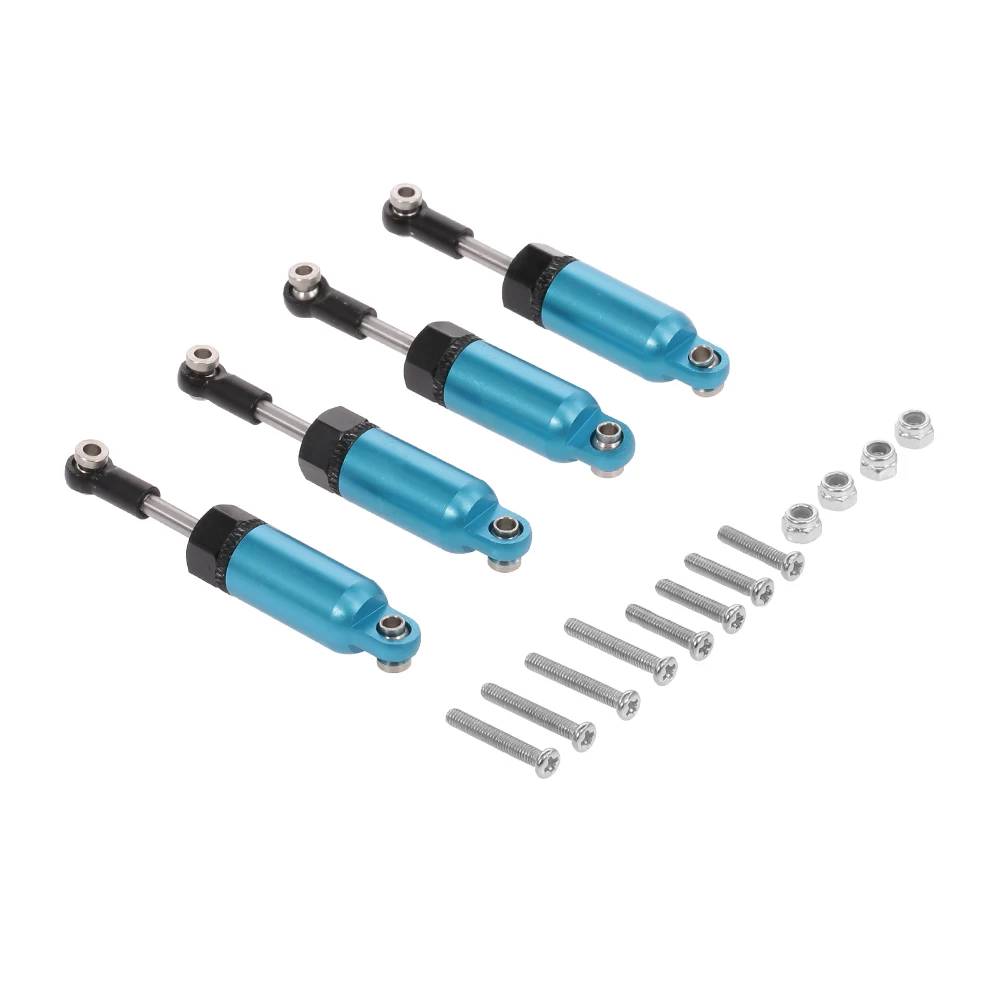 4 шт. RC запчасти для автомобилей металлический амортизатор демпфер 1:16 WPL C14 C24