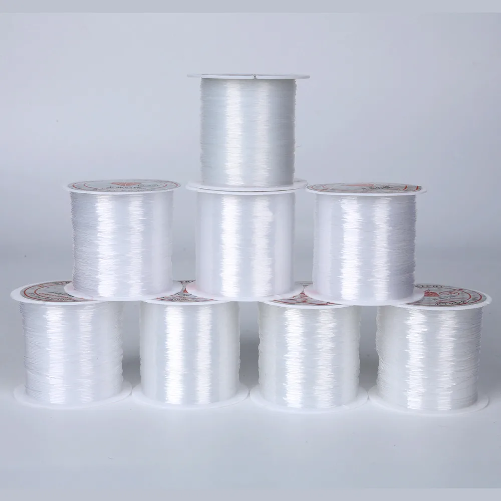 Веревка из нейлона для браслета прозрачный белый браслет ручной работы |