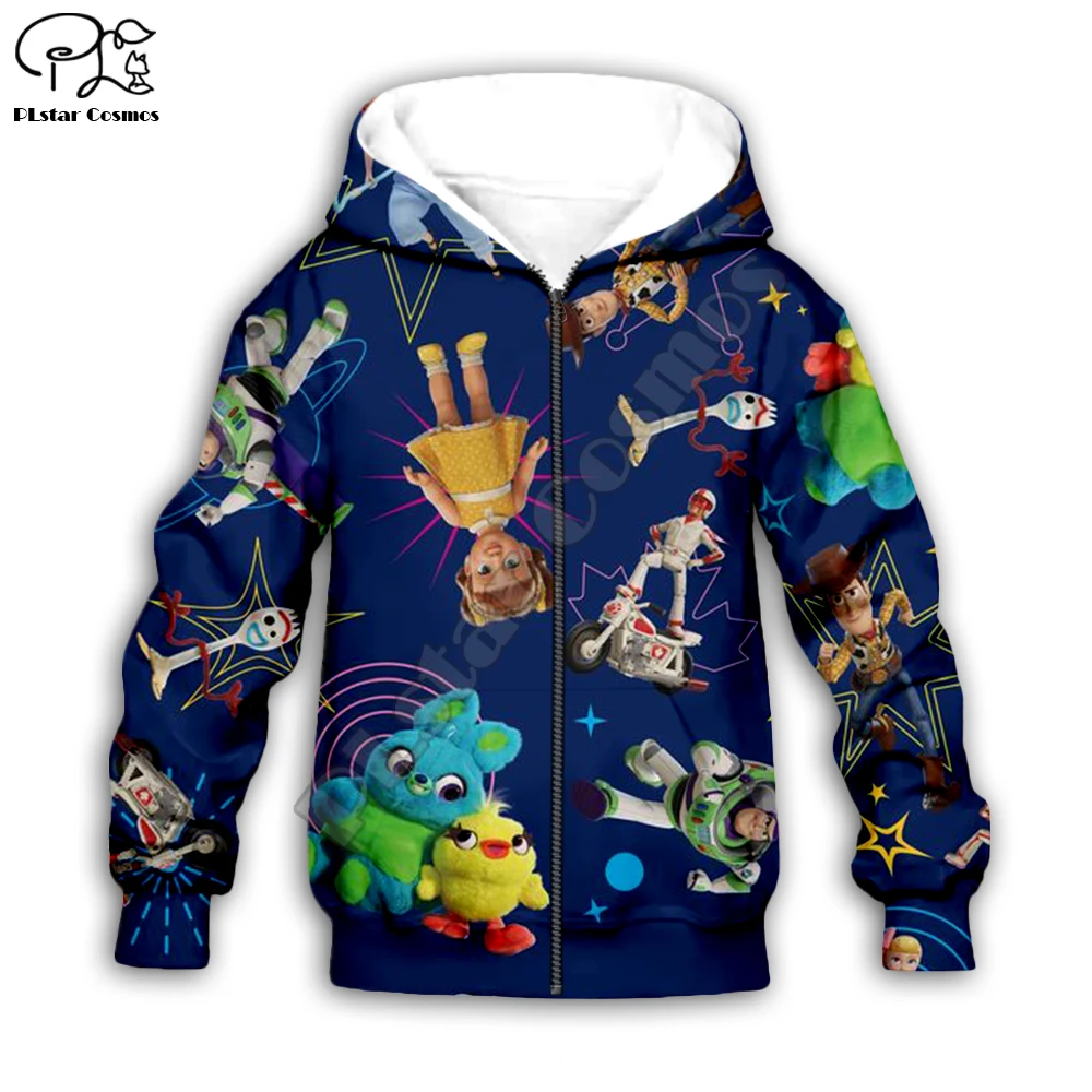 Детский комплект с 3d толстовкой с капюшоном Forky Ducky игрушка-кролик 4 collage pinrt, футболка, свитер для мальчиков, штаны с рисунком из мультфильма «Шериф Вуди», «Базз Лайтер»