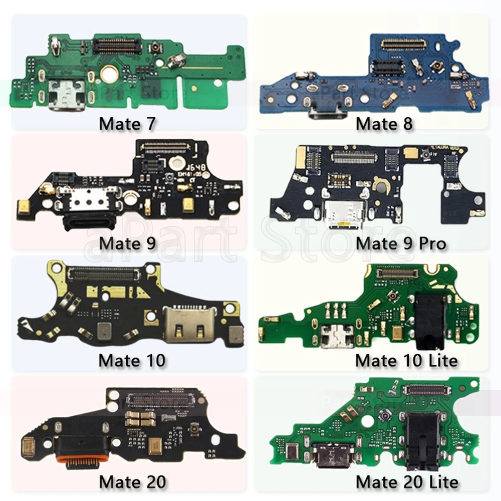 Usb зарядный порт зарядное устройство док-станция гибкий кабель для huawei mate 7 8 9 10 20 Lite Pro Plus