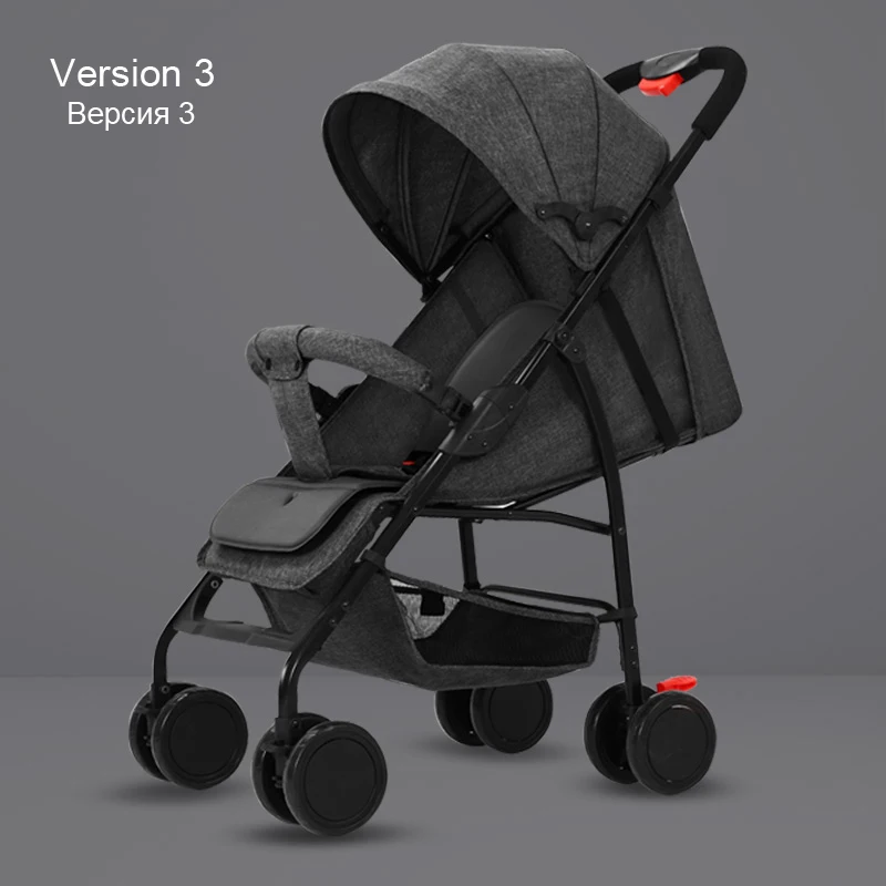 Детская коляска yoyo, коляска passeggino, автомобиль carricoche bebe, можно сложить, легкий, взять самолет, четыре колеса, детская тележка Umb - Цвет: Version3-Dark grey