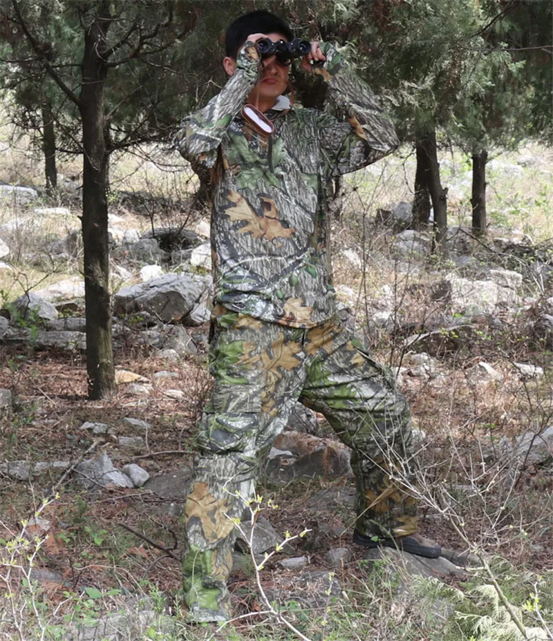 Bionic camouflage, мужские футболки с длинными рукавами и капюшоном, Солнцезащитная одежда с капюшоном, одежда для рыбалки, охоты