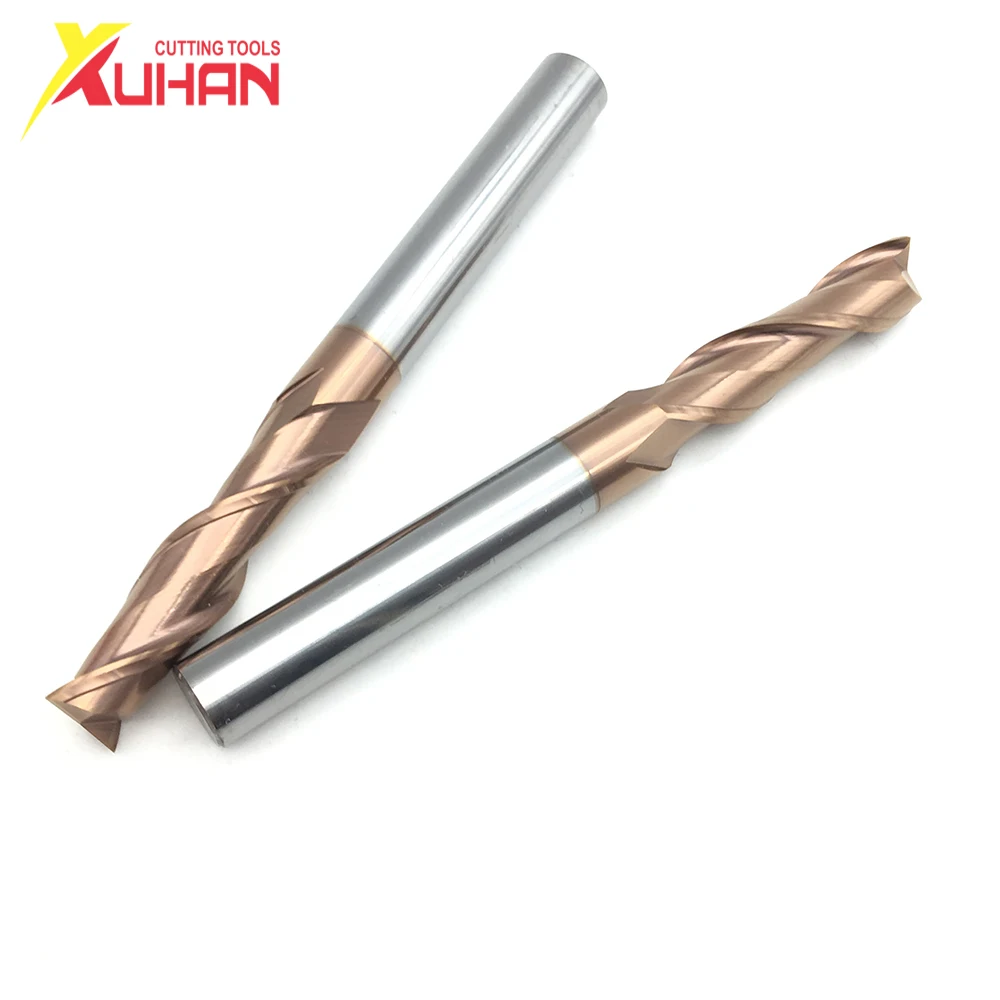 2Flutes HRC55 End mill 10*10D*100L 1PCS 5PCS 10PCS Tungsten Steel Soild Carbide Endmills cutting tool CNC maching milling cutter |