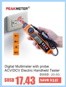 MASTECH MS6906 3 в 1 многофункциональный металлический сканер напряжения переменного тока тестер Толщиномер w/NCV тестер+ детектор древесины