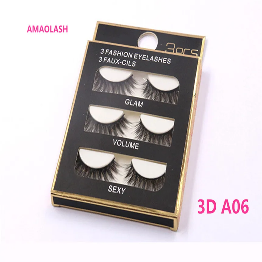 AMAOLASH 3D шелковые ресницы естественные накладные большой объем Мягкие Длинные