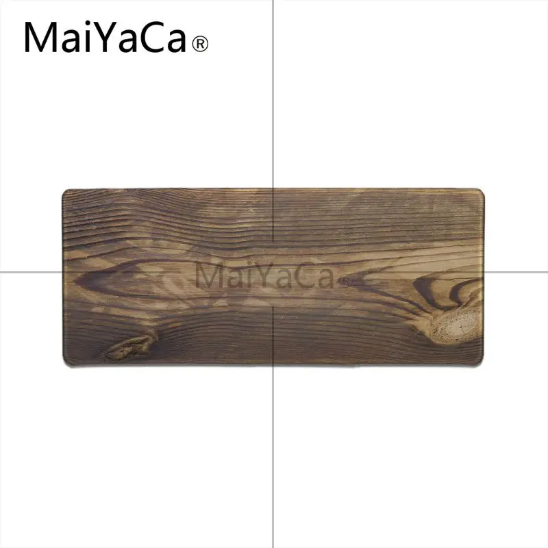 Игровой коврик для мыши MaiYaCa ноутбука с коричневой текстурой под дерево