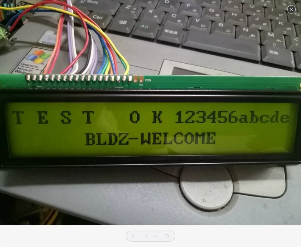 Оригинальный модуль ЖК дисплея WG20232c lcm 5V желтая подсветка дисплей LCM 202x32 wg20232c5 YYH V #