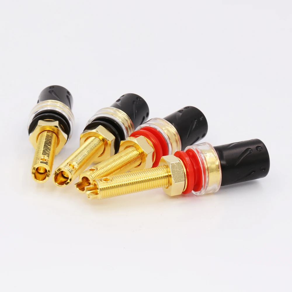 Viборг BP613G Чистая медь 24K позолоченная связующая Колонка клемма hifi amp длинная