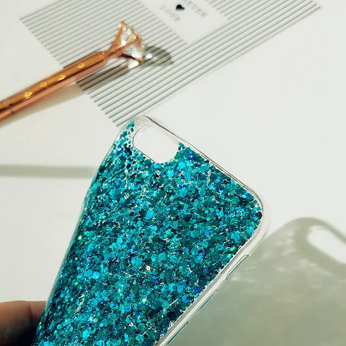 Gimfun розовый синий блестящий чехол для телефона IPhone X мягкий Tpu Прозрачный 5 6 7 8 XS MAX