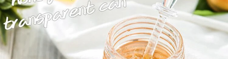 Luluhut акриловые бутылки для хранения банки медовый горшок с мешалкой клубника яблоко варенья бутылка кухня контейнер для завтрака варенья