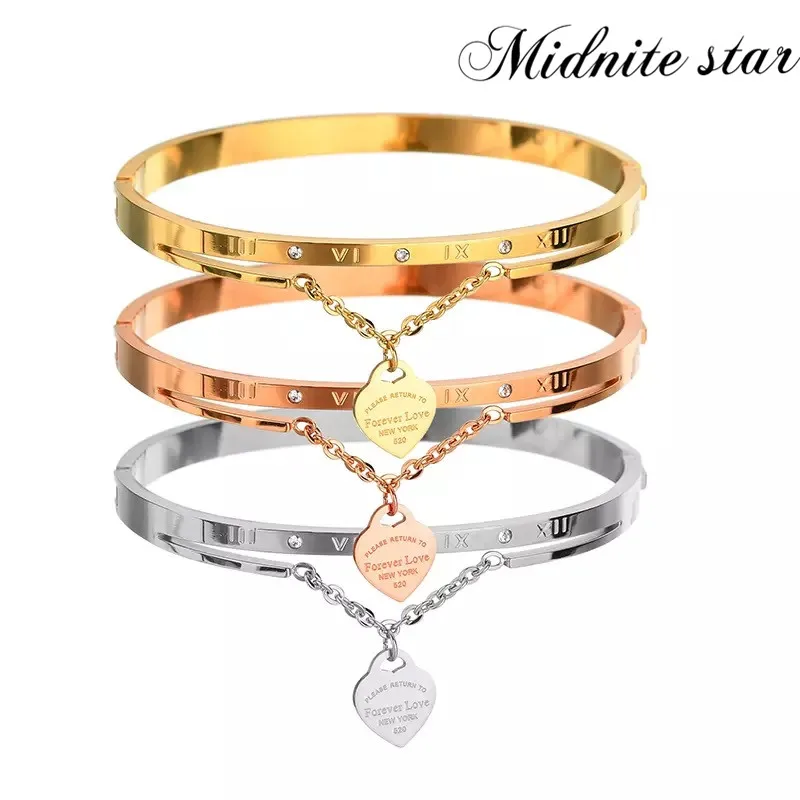 Браслет Love Heart, бренд Forever, высокое качество, стразы, количество, манжеты, браслеты для женщин, подарок на день Святого Валентина