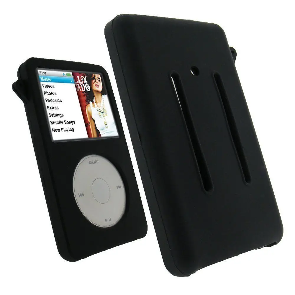 Силиконовый черный чехол для Apple iPod Classic 80 Гб/20 Гб/160 Гб аксессуары|case for ipod classic|classic