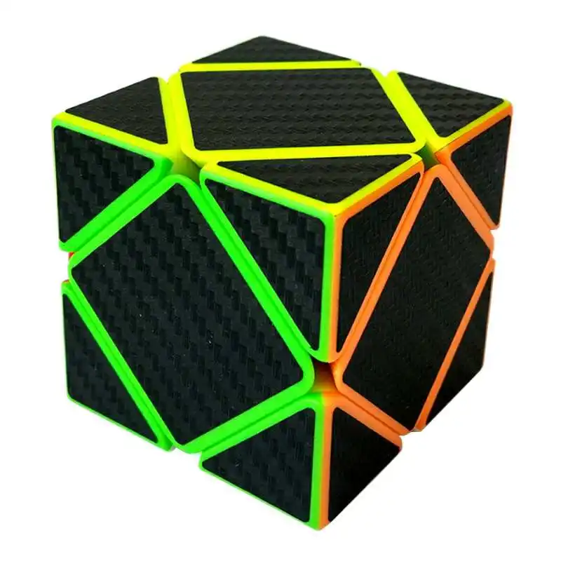 ZCUBE 7 видов, наклейка из углеродного волокна, скоростные Волшебные кубики, игрушка-головоломка для детей, детская Подарочная игрушка, Инструкция для взрослых
