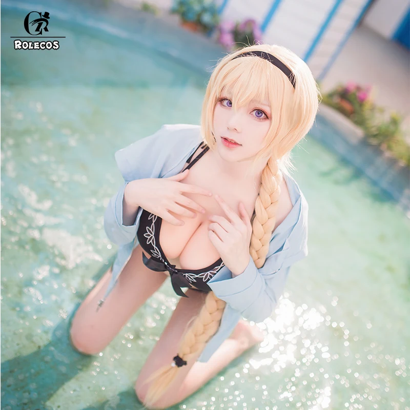 Костюм для косплея ROLECOS FGO линейка Жанна д/дук сексуальный купальник женщин