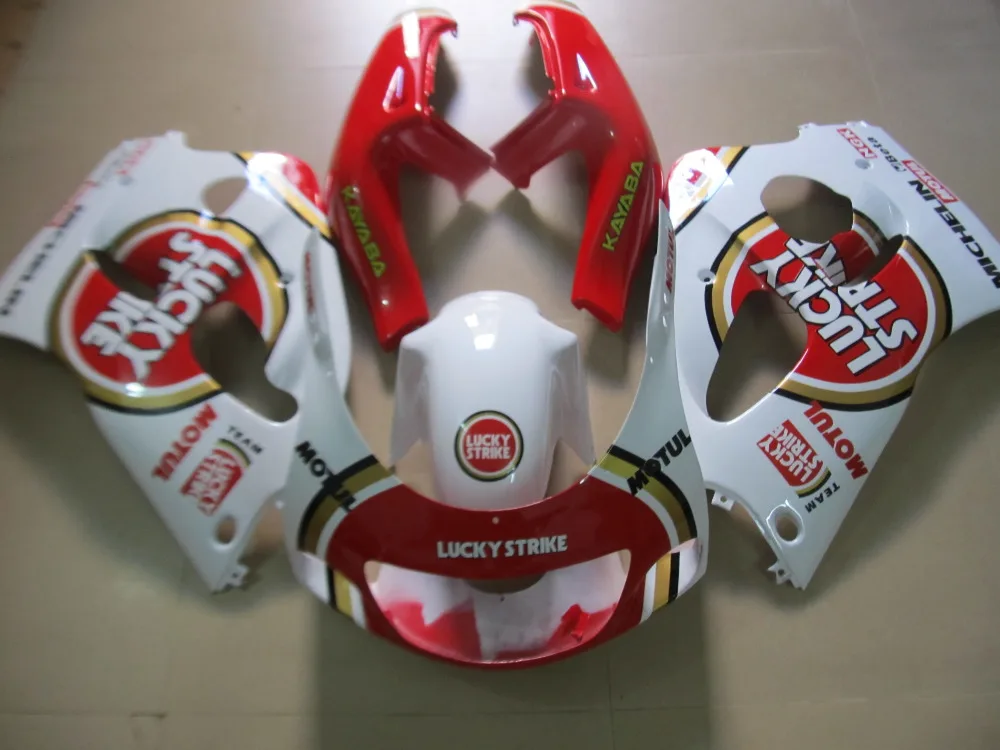 

Комплект обтекателей из АБС-пластика для Suzuki gsxr600/750 1996-2000 96 97 98 99 00 Белый Красный gsxr600 Обтекатели m100