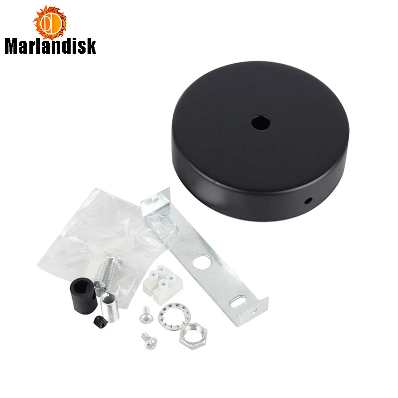 

Diameter 10CM Black/White Gold Ceiling Plate, Factory Price Ceiling Mount Light Accessories For Pendant Lamp&Wall Light(XL-50)