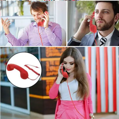 Высококачественный классический удобный телефон в стиле ретро мини-микрофон 3 5