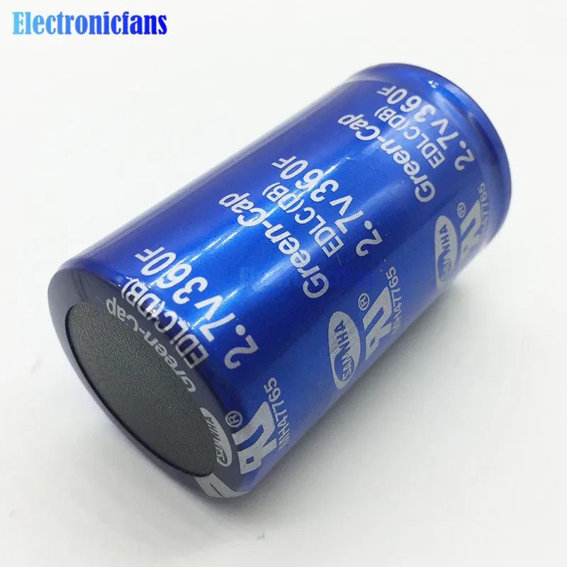 Супер фарад конденсатор 2 7 в 360F 60*35 мм 2.7V360F 60x35 низкая ESR высокочастотный Ultracapacitor