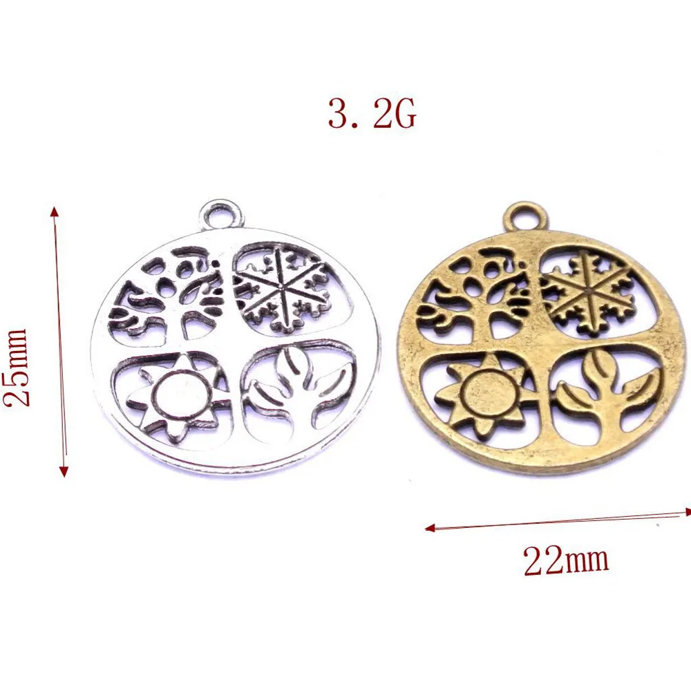 Подвески Nostalgia Античный цинковый сплав 10 шт