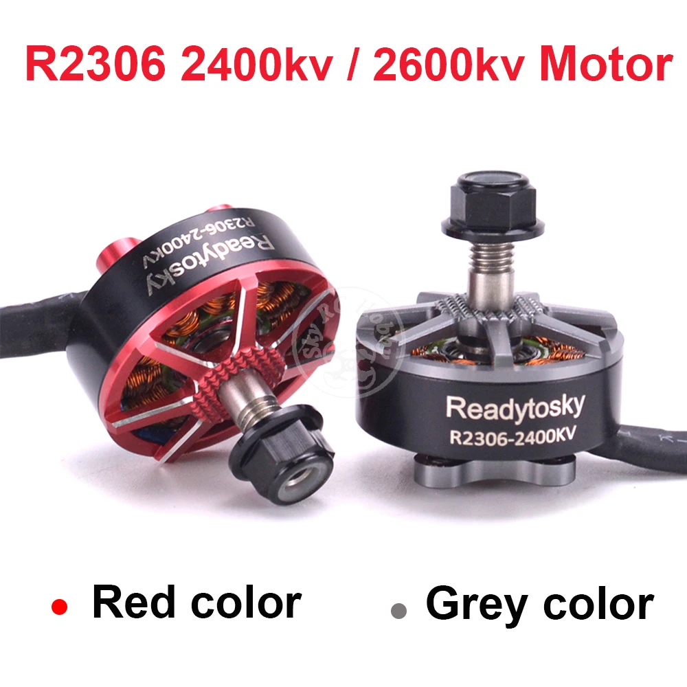 Бесщеточный двигатель R2306 2306 2400KV / 2600kv с поддержкой 3 4S для FPV RC Drone Quadcopter Multirotor PK F40
