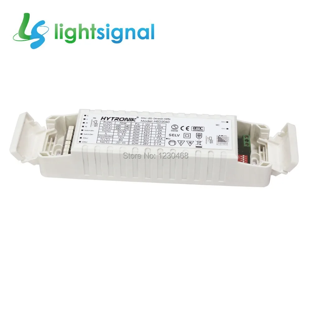 Светодиодный драйвер с регулируемой яркостью DALI 60 Вт несколькими функциями