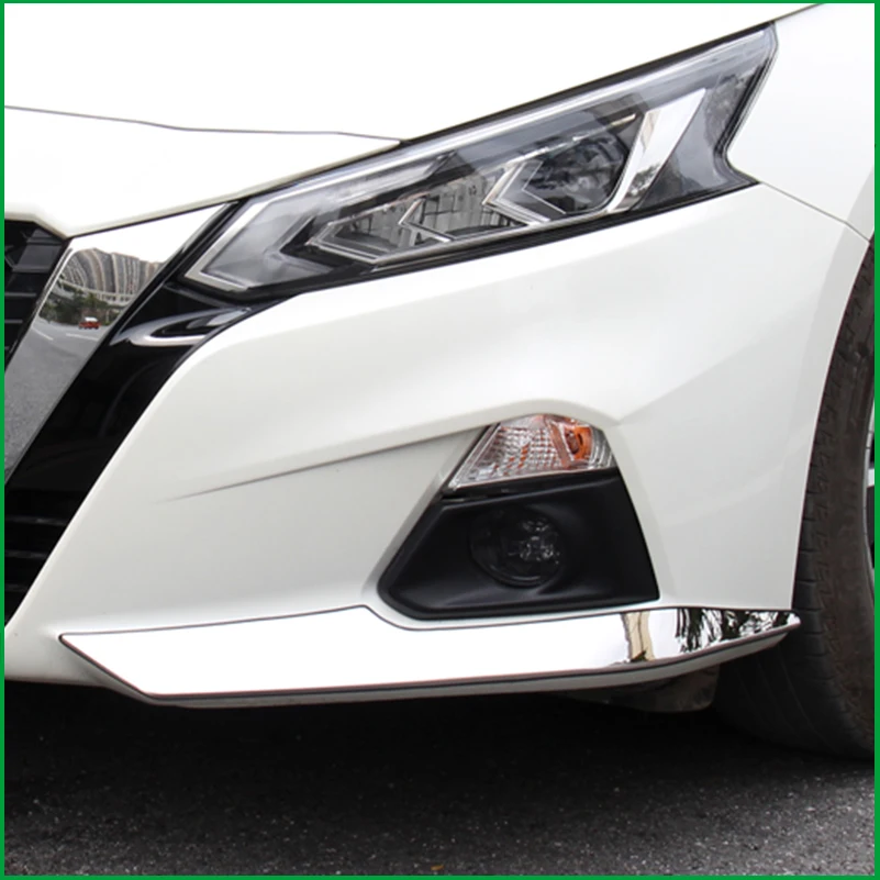 Для Nissan Altima 2019 передний бампер для губ нижний разветвитель крышка наклейка
