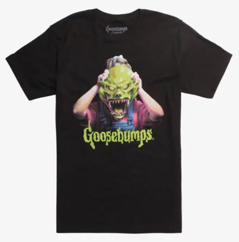 Фото Goosebumps маска призрака футболка Новинка 100% Аутентичная хлопок Классическая Летняя Goosebumps маска призрака футболка Новинка 100% Аутентичная хлопок Классическая Летняя