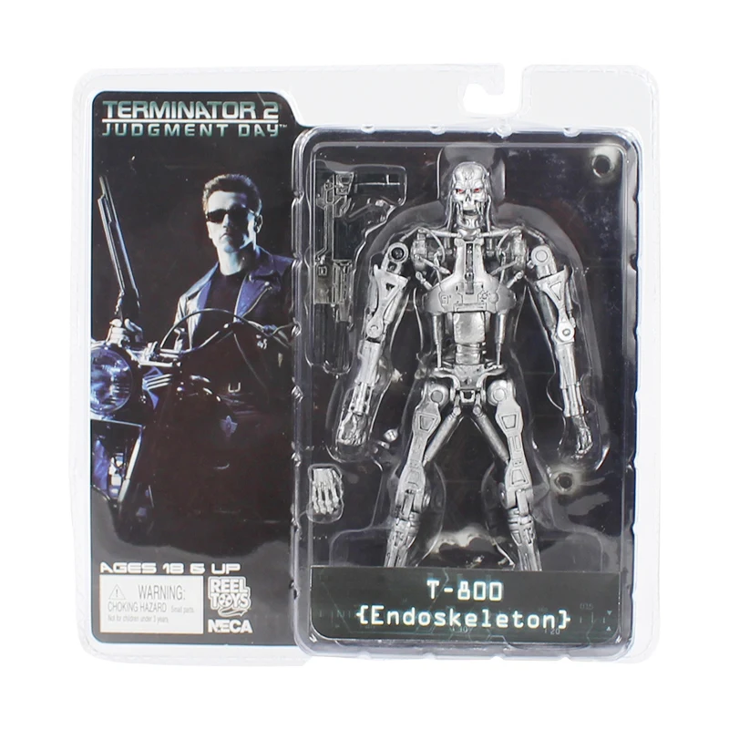 NECA The Terminator 2 экшн-фигурка T-800 / T-1000 ПВХ игрушка 7 типов 18 см | Игрушки и хобби