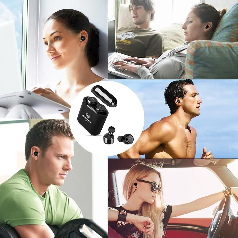 X3T + настоящие беспроводные наушники все-сенсорные активные bluetooth-наушники
