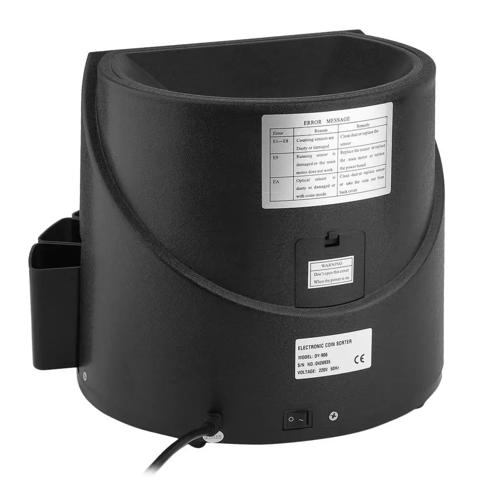 Новый высокоскоростной электронный счетчик монет сортировщик денежная Наличная