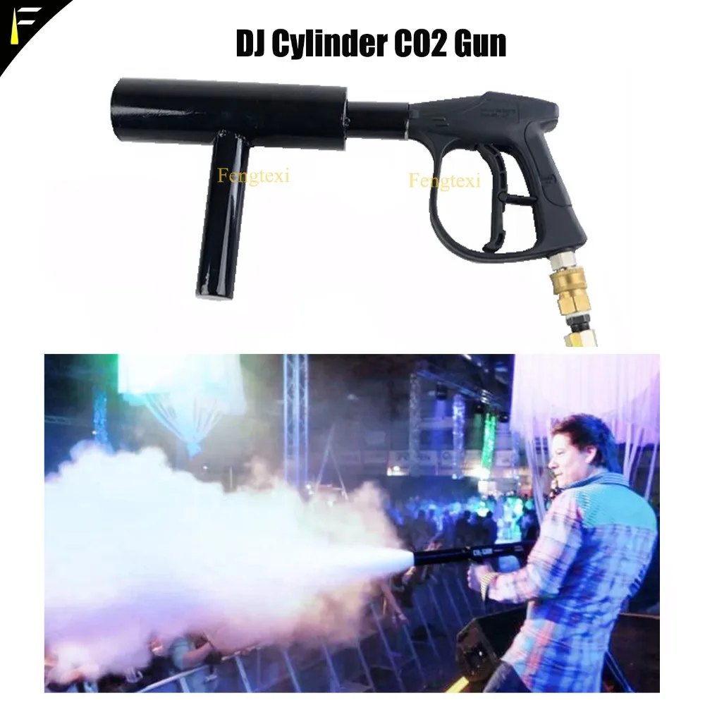Liquid CO2 Smoke Jet Gun White/Color Clouds CO2 Vapor Plumes Jet Gun Pistol By Handheld for Bars Dj Dancer