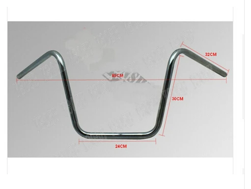Хромированные мотоциклетные руль для Kawasaki Vulcan Classic VN 400 VN500 VN800 900 1200 1500 1600 2000