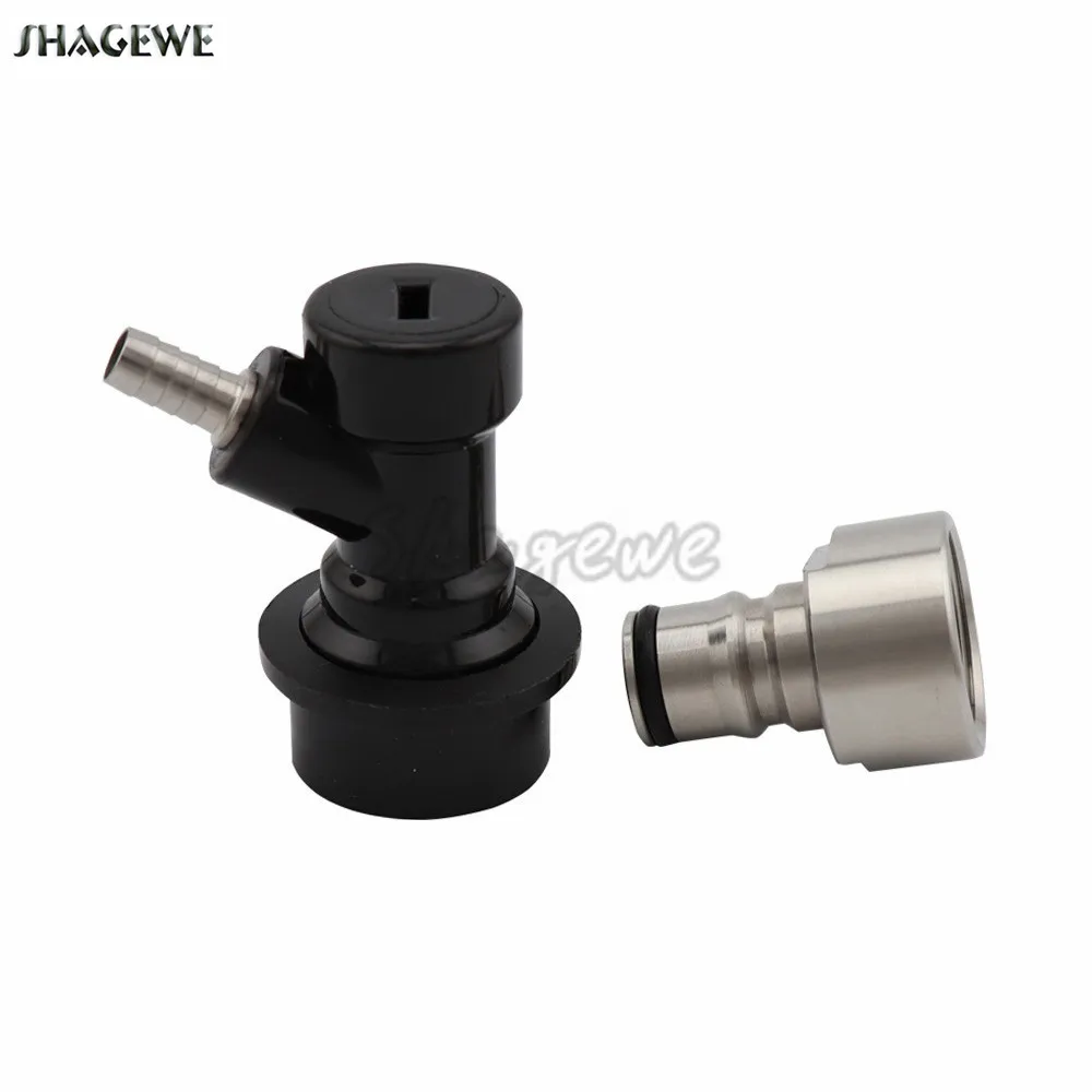 

Homebrew Cornelius Ball Lock post Gas Liquid G5/8"thread Ball Lock Disconnect Conversion Kit for Beer Keg Coupler G Adapter