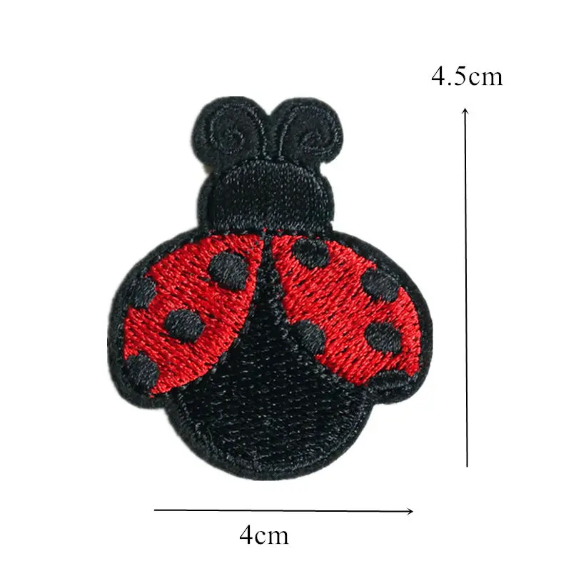 Вышивка с утюгом на патчках изображением животных панды Кита кота жирафа ежика