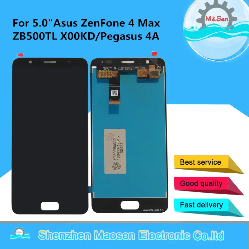 5 0 &quotОригинал M &amp Sen для Asus ZenFone 4 Max ZB500TL X00KD/Pegasus 4A ЖК дисплей экран + Сенсорная