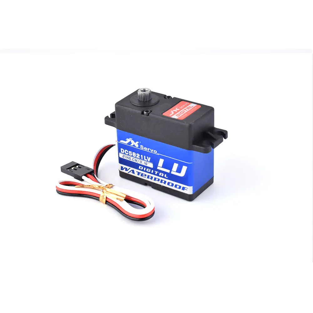 JX DC5821LV Servo 21 кг Водонепроницаемый Core металлический Шестерни для 1/8 1/10 Масштаб RC