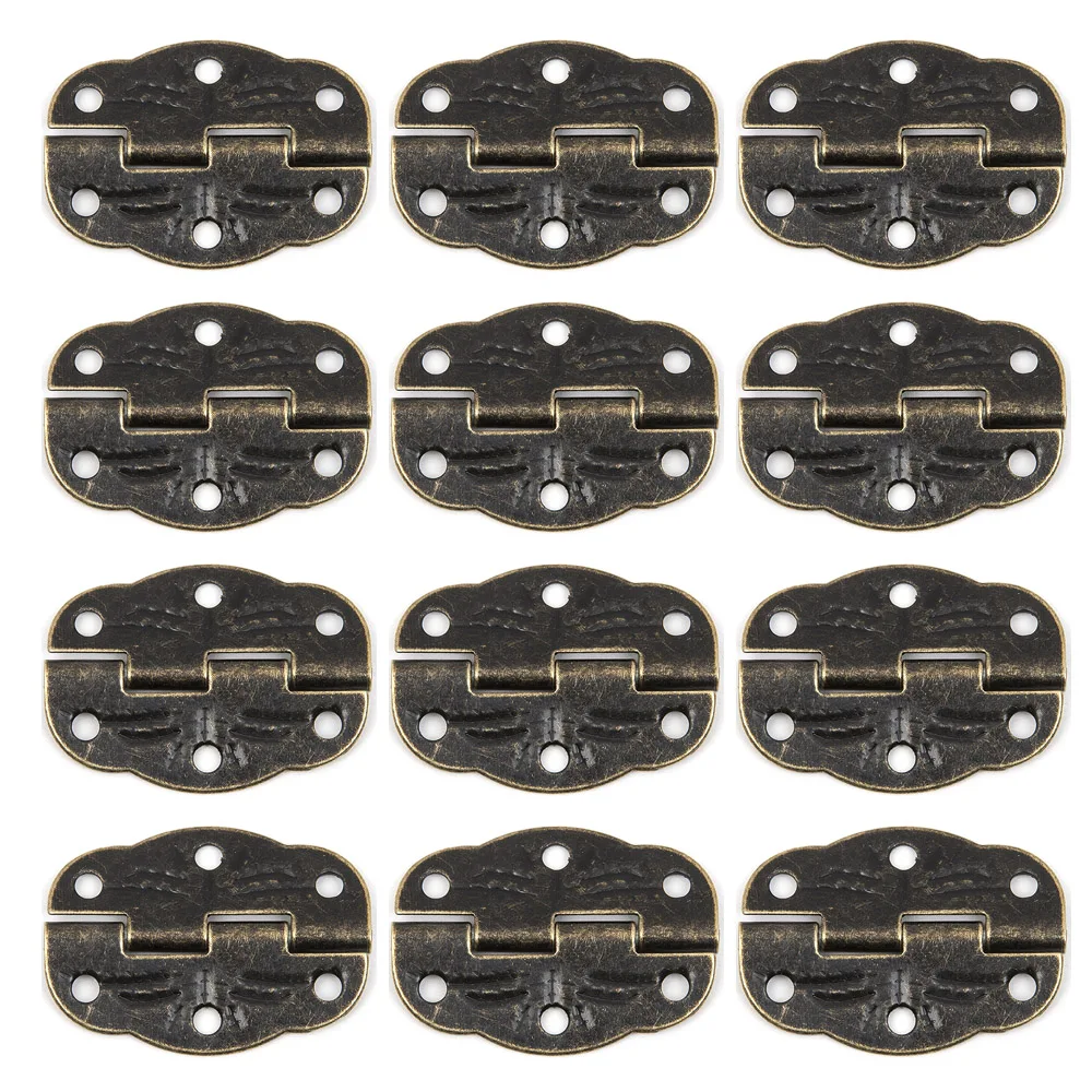 12 шт./компл. декоративные петли бабочки из бронзы|door cabinet hinges|hinge productsdoor hinge closer |