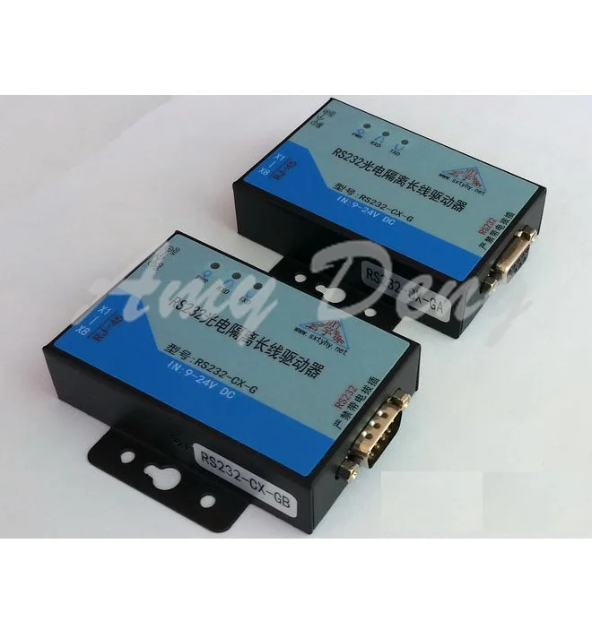 Extensor de Sinal Ativo Fotoelétrico Isolado Motorista Longa Linha 232 Serial – Transceptor 5 Rs232 Fio