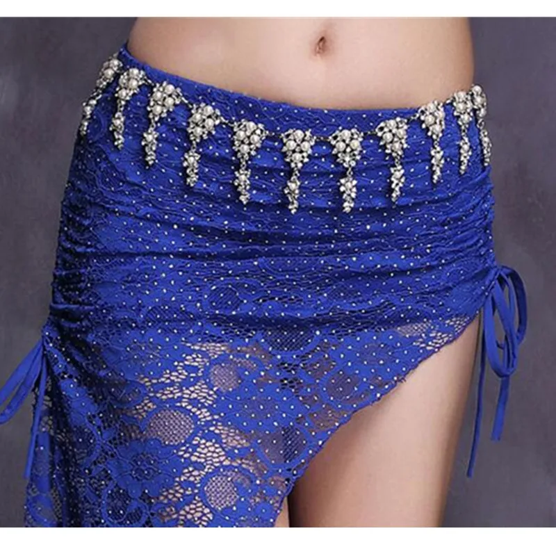 Женский пояс для танца живота с жемчужинами индийский груша сверления талии D-0077 |