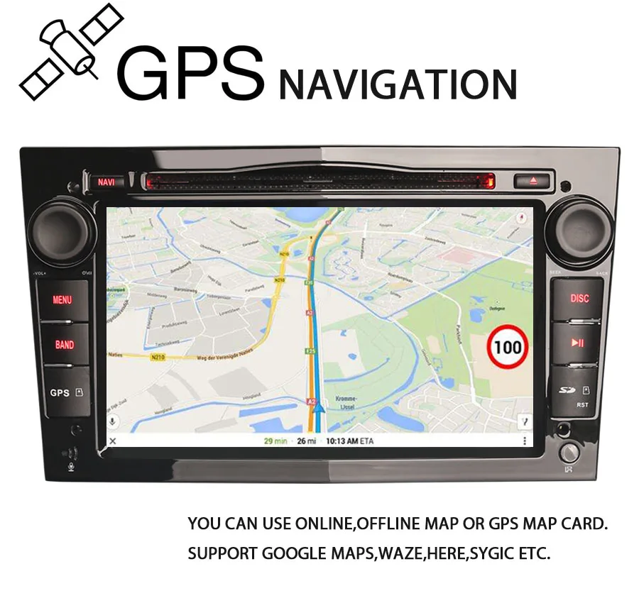 Двойное автомобильное радио Din для Opel Meriva Signum Android 8 0 DAB + RAM Bluetooth DVR DVB-T WIFI 4G/3G SWC OBD DTV