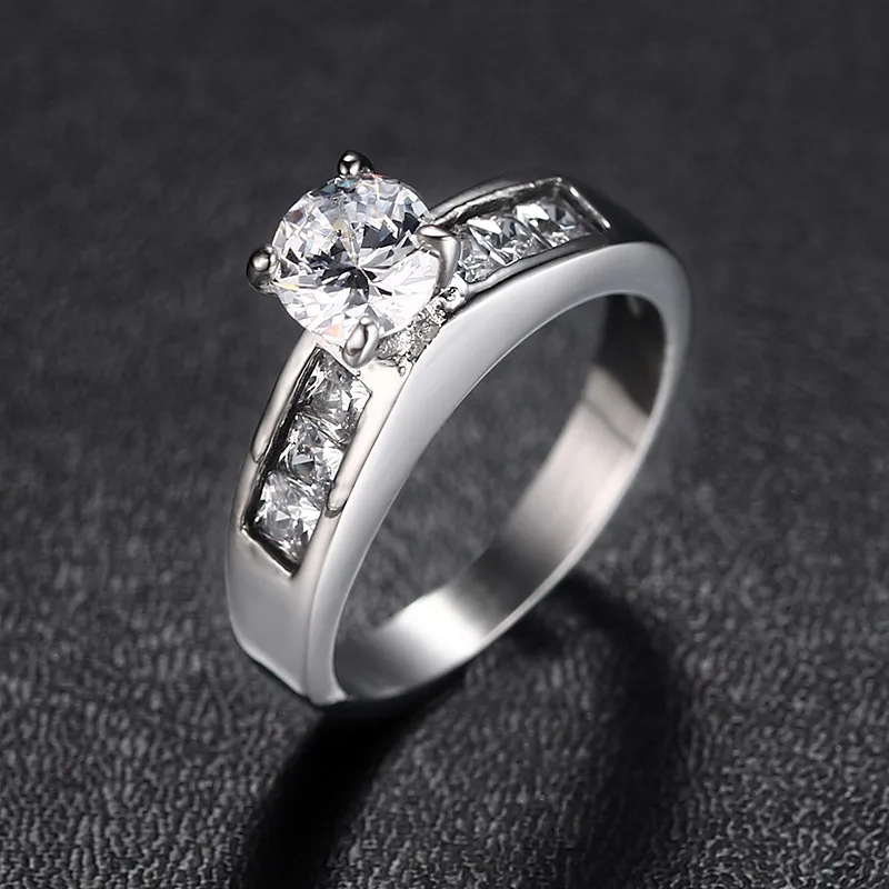 Women&amp#39s Engagement Ring CZ Stone Promise Rings for Women Bridal Jewelry | Украшения и аксессуары