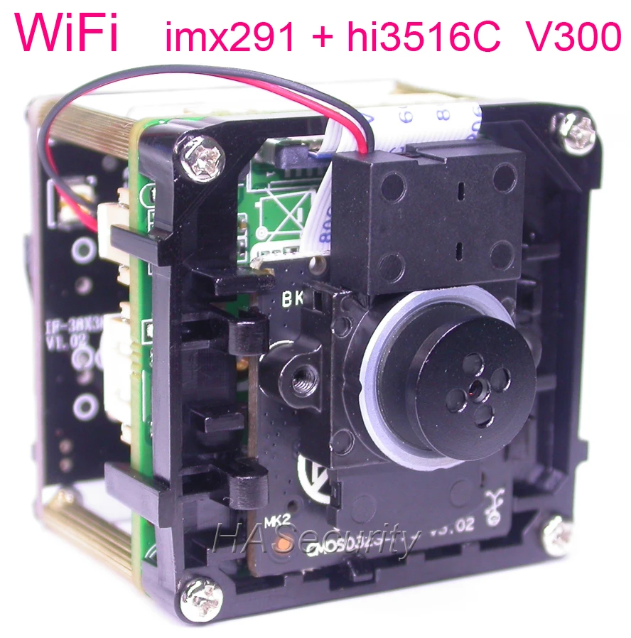 Wi Fi специальный объектив 3 7 мм H.265(3 Мп/2 МП) 1/2 9 дюймов Sony STARVIS IMX291 CMOS + Hi3516C V300 IP