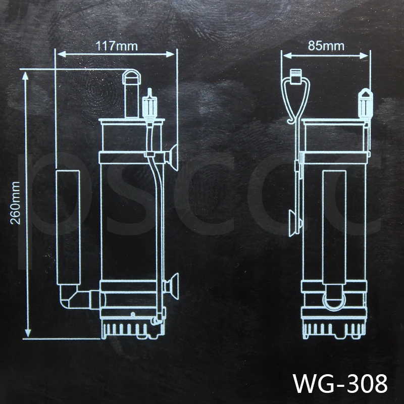 BOYU WG 308 WG 310 Nano аквариум Внутренний отделитель белка отстойник насос для морской рифовой воды игольчатый колесный насос Вентури