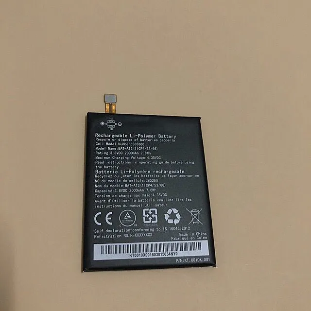 Новый высокое качество телефон батарея 3 8 в 2000 мАч для ACER BAT A13|Аккумуляторы