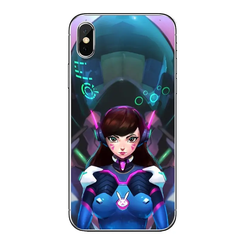 Прозрачные мягкие чехлы для Samsung Galaxy Note 8 9 S9 S10 A8 A9 Star Lite Plus A6S A9S Game overwatch OW D Va |