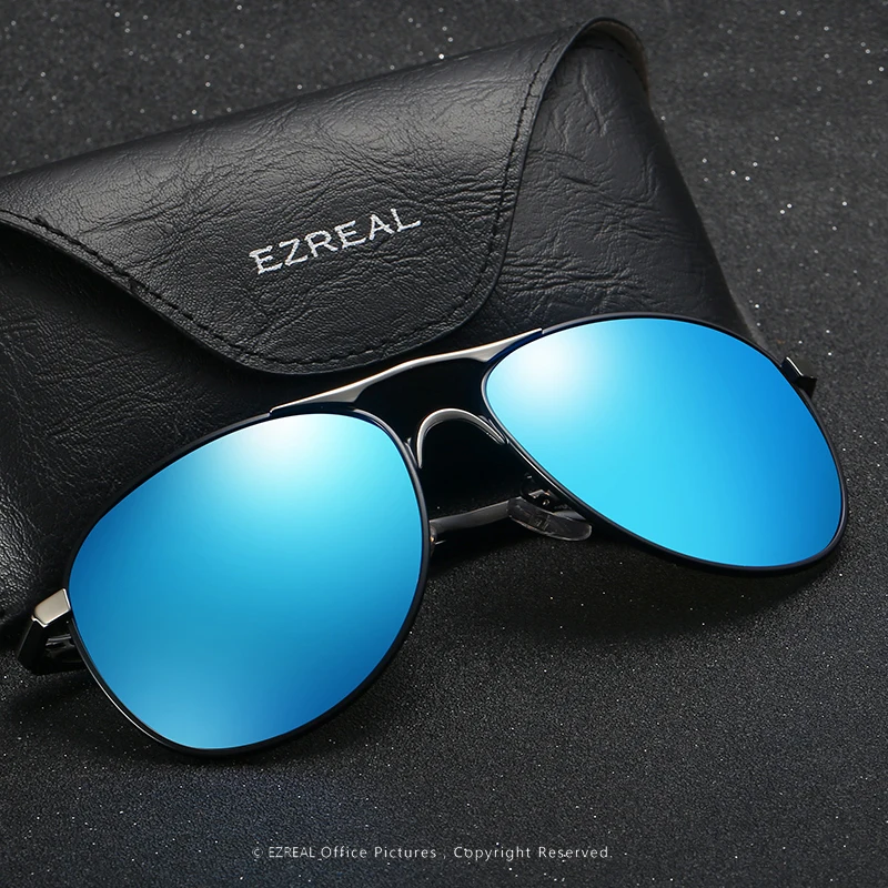 Модные поляризационные солнцезащитные очки EZREAL из алюминиево магниевого сплава