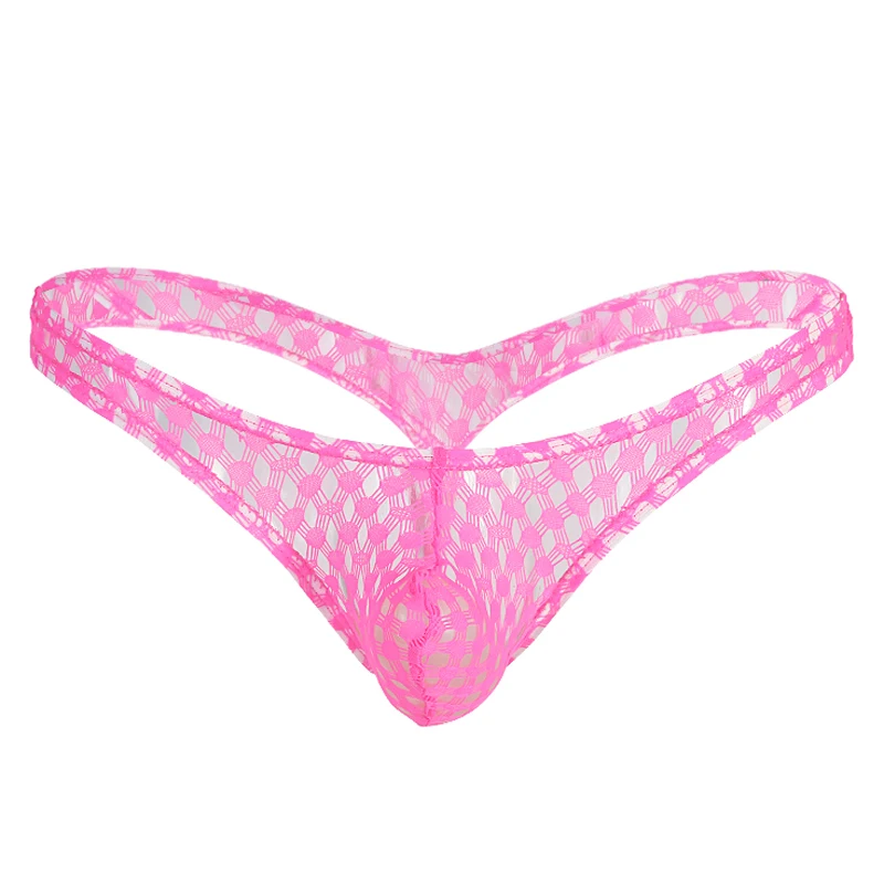 2019 сексуальное мужское нижнее белье прозрачные дышащие сетчатые полые стринги