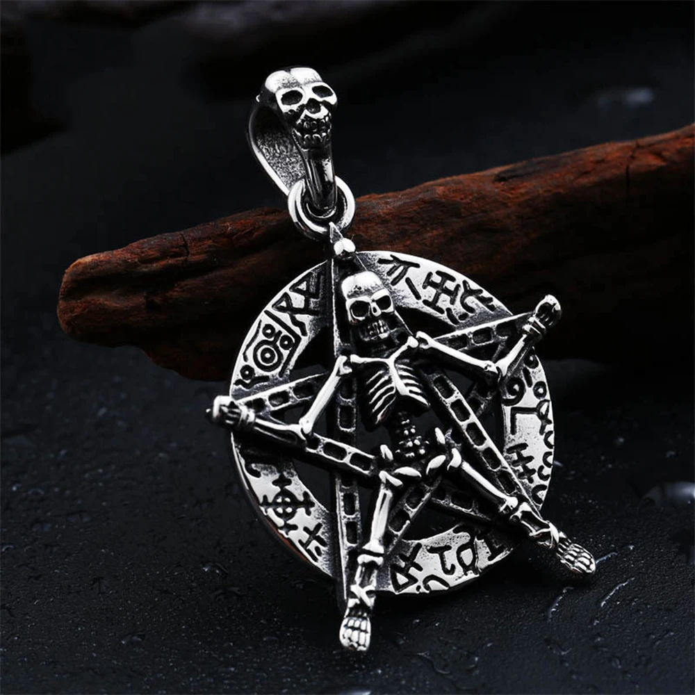 В случайном порядке Подарочная цепочка уникальный Байкер специальный скелет