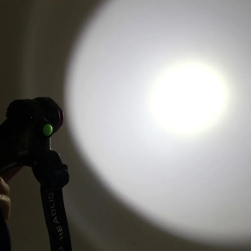 Налобный фонарь XM L XML T6 со светодиодный подсветильник кой 2000 лм + 2 аккумулятора