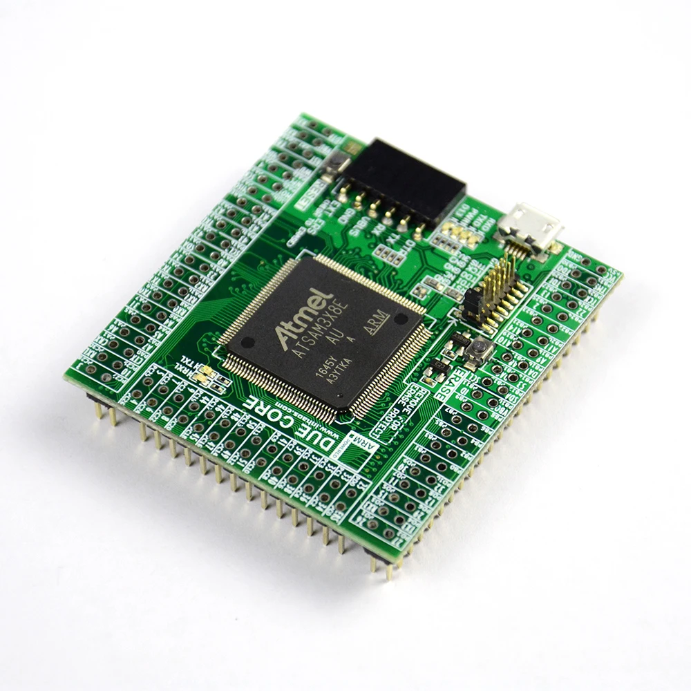 Inhaos Due Core Sam3x8e 32-bit Arm Cortex-m3 Mini Módulo para Arduino Compatível Iot Mcu 512k Flash 96k Ram 12bit Adc Dac 84mhz